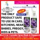 [Bundle of 2] Bio-X 3-in-1 Lavender Spray - Insecticide, Disinfectant, Deodorizer [NON-TOXIC]
